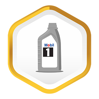 Bottle of Mobil 1 oil.